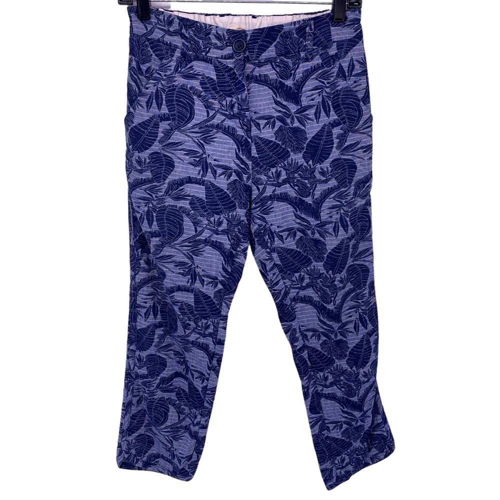 Portland Bridge & Burn Bae Leaf Linen Trousers Womens Size XS